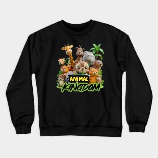 Wild Wonders: Exploring the Animal Kingdom" Crewneck Sweatshirt